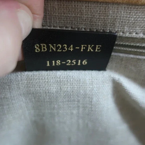 Fendi Silvana Top Handle Bag Red & Brown Leather Small Crossbody - Picture 11 of 12